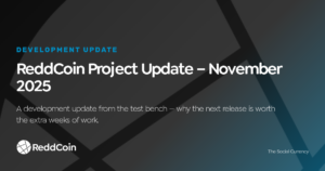 ReddCoin Project Update – November 2025